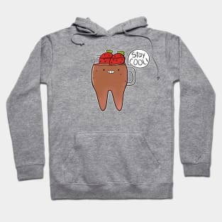 Stay Cool! Chocolate Strawberry Smoothie Molar Mug Hoodie